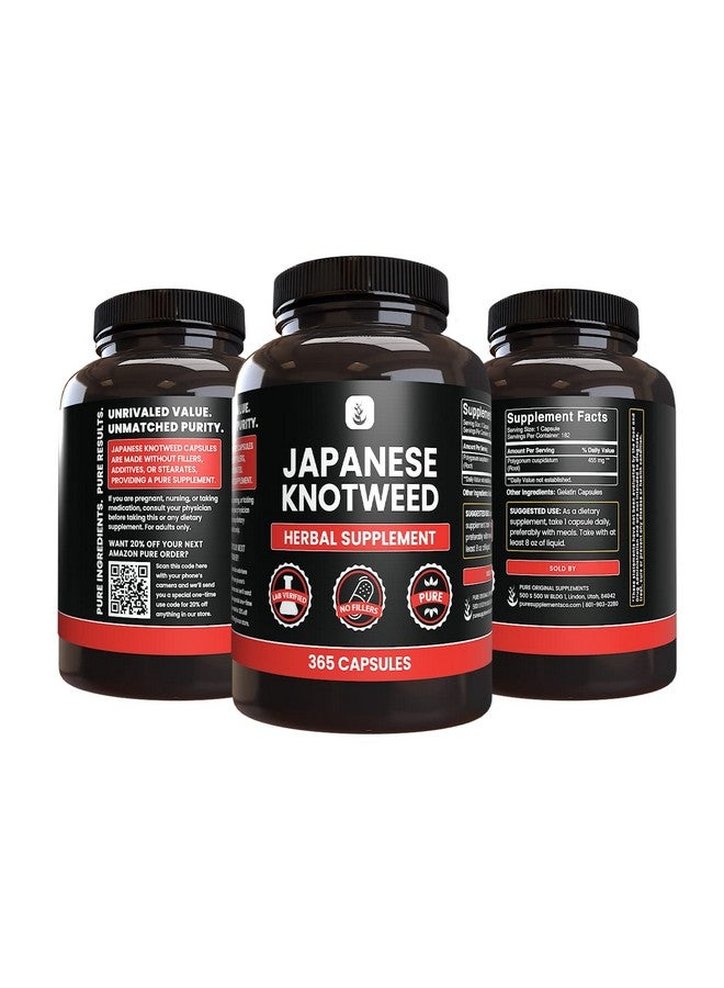 PURE ORIGINAL INGREDIENTS PURE ORIGINAL INGREDIENTS Japanese Knotweed, (365 Capsules) No Magnesium Or Rice Fillers, Always Pure, Lab Verified - Image 4