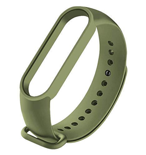 INEFABLE Mi SmartWatch 5 and 6 Watch Strap Original Watch Strap M5/M6 - Pack of 1 - Dark Green - (Device Not Included - Not Compatible with Mi Band M1/M2/M3/M4) - Image 1