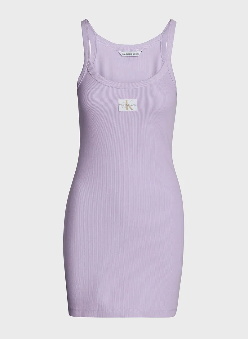 Calvin Klein Jeans Ribbed Tank Dress