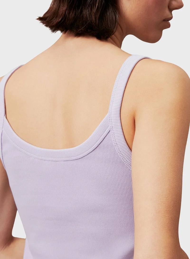 Calvin Klein Jeans Ribbed Tank Dress