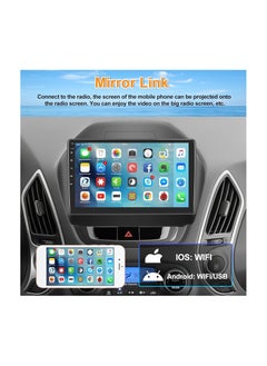 SHEZA STAR Android Car Stereo for Hyundai Tucson IX35 2009 To 2015 4GB RAM 64GB ROM Mirror-Link Wi-Fi BT, Radio GPS Navigation, 10 Inch Support Apple Carplay, IPS Touch Screen with Backup Camera Included  - Image 2