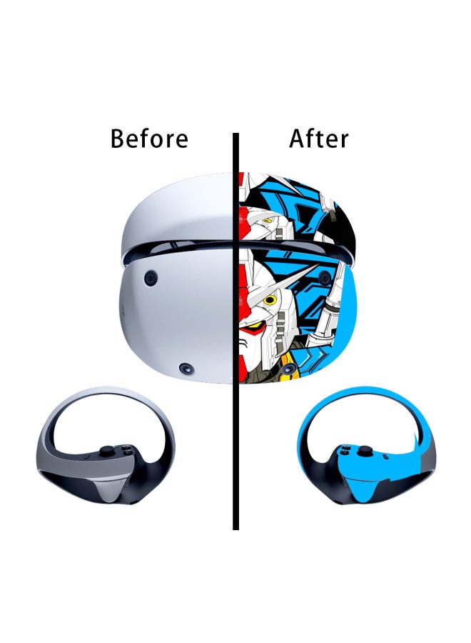 Playstation VR2 One-piece Glasses Sticker Virtual Reality Helmet VR2 Game Sticker-Color:CMS-VR2-017-QQ  - Image 4