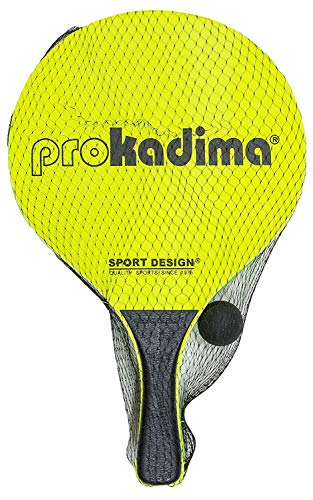 Pro Kadima Paddle Ball Set (Assorted Colors) (Neon Green/Yellow) - Image 2