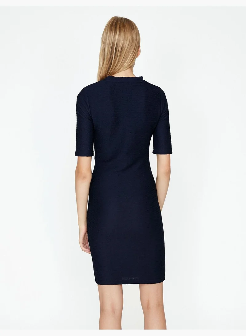 KOTON Crew Neck Dress