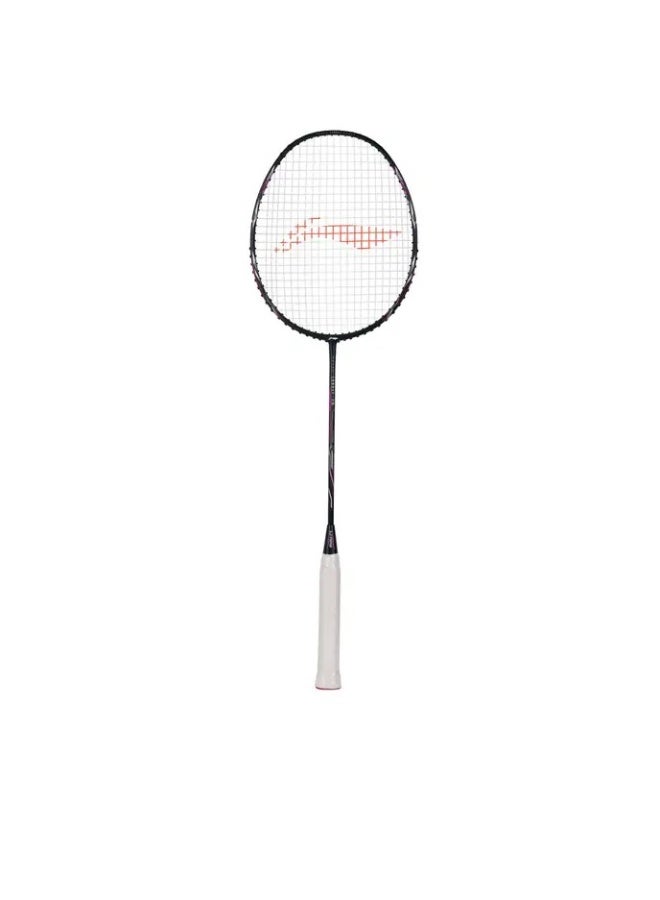 Li-Ning Combat Z8 80G Carbon Fibre Badmiton Racket strung Badminton Racket with Free Full Cover (Grey/Pink) - Image 5