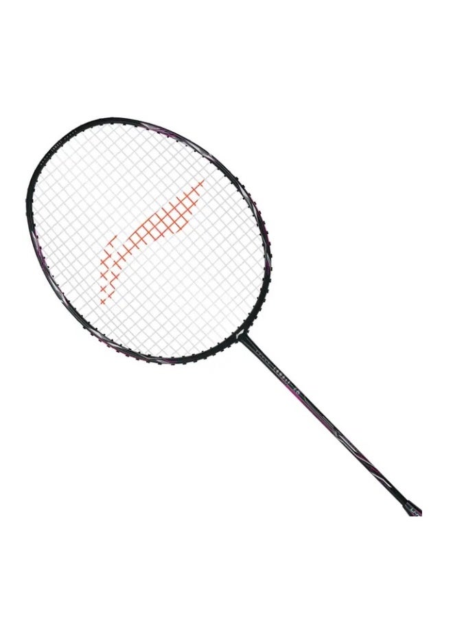 Li-Ning Combat Z8 80G Carbon Fibre Badmiton Racket strung Badminton Racket with Free Full Cover (Grey/Pink) - Image 1