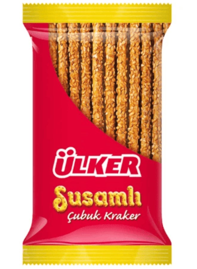 Ulker Ülker Sticks Sesame, Pack of 3 | Crunchy Baked Breadsticks with Sesame Seeds | Light & Savory Snack for Anytime Enjoyment - Image 3