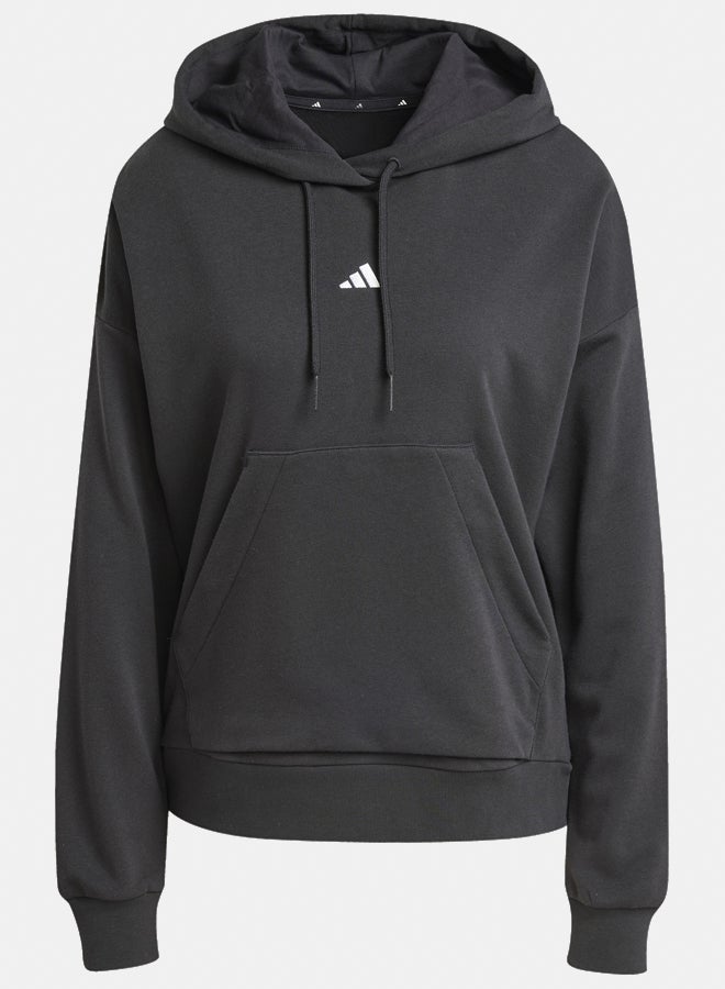 Adidas essentials small logo french terry women's hooded sweatshirt - Image 2