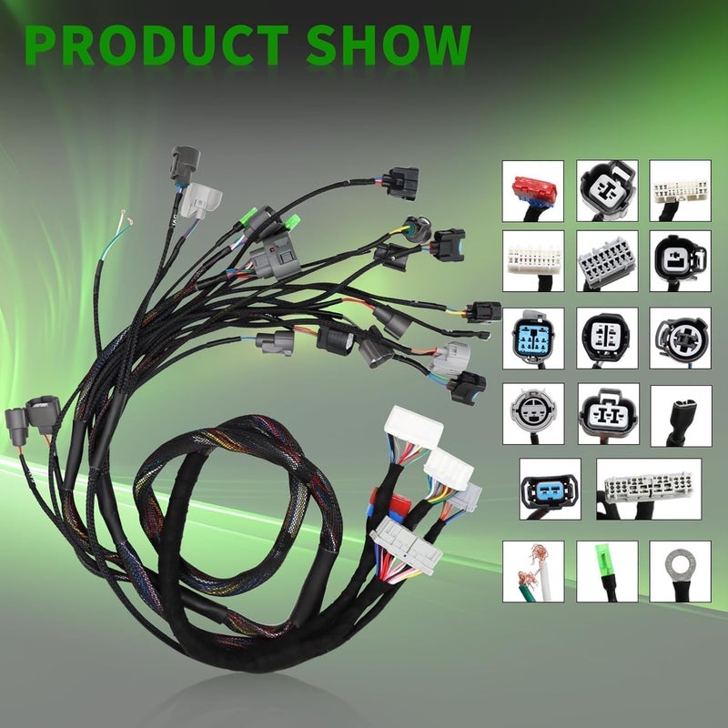 Yunnergo Embedded Engine Harness for Civic Integra B16 B18 D16 OBD2 Budget D&B Series - Image 2