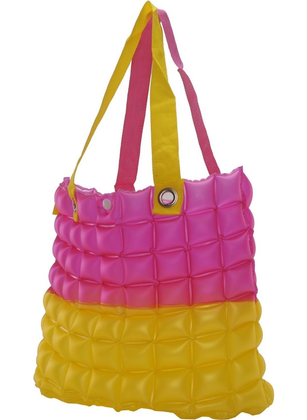 Louisiana Polo Women's Beach Bag Yellow Pink Inflatable Shoulder Bag BR06  - Image 2
