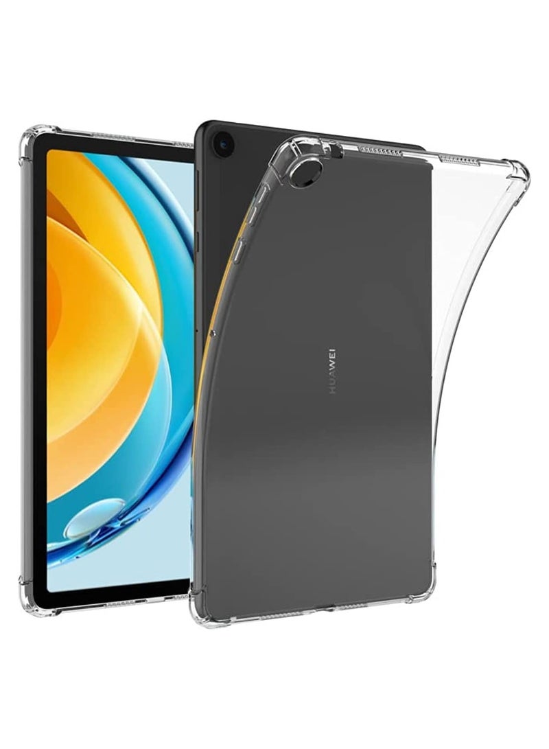 متوافق مع حافظة Huawei MatePad SE مقاس 10.4 بوصة، 4 زوايا مقاومة للصدمات، غطاء حماية شفاف وشفاف مقاوم للصدمات من مادة TPU  - Image 1