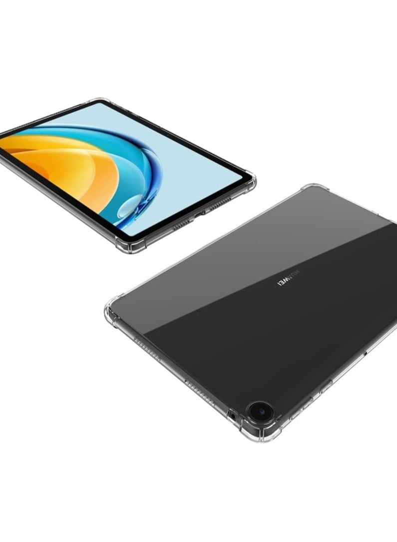 متوافق مع حافظة Huawei MatePad SE مقاس 10.4 بوصة، 4 زوايا مقاومة للصدمات، غطاء حماية شفاف وشفاف مقاوم للصدمات من مادة TPU  - Image 5