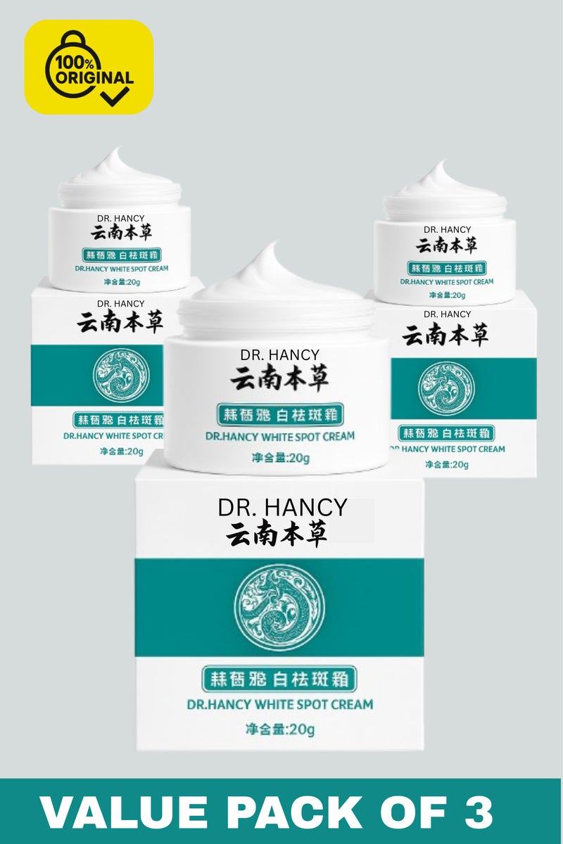 DR. HANCY Dr Hancy White Spot Cream 20g x 3pcs Japanese Melasma Cream Formula For Dark Spots Skin Brightening And Pigmentation Control - Image 1