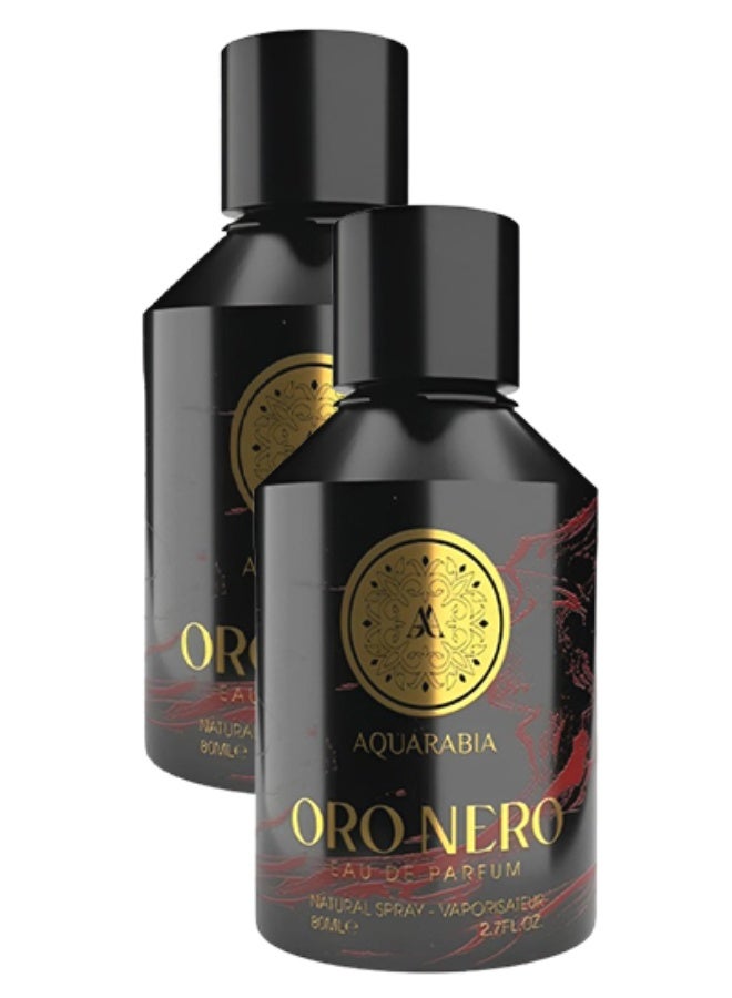 AquArabia 2 Pieces Oro Nero Perfume For Women 100ml EDP - Image 1