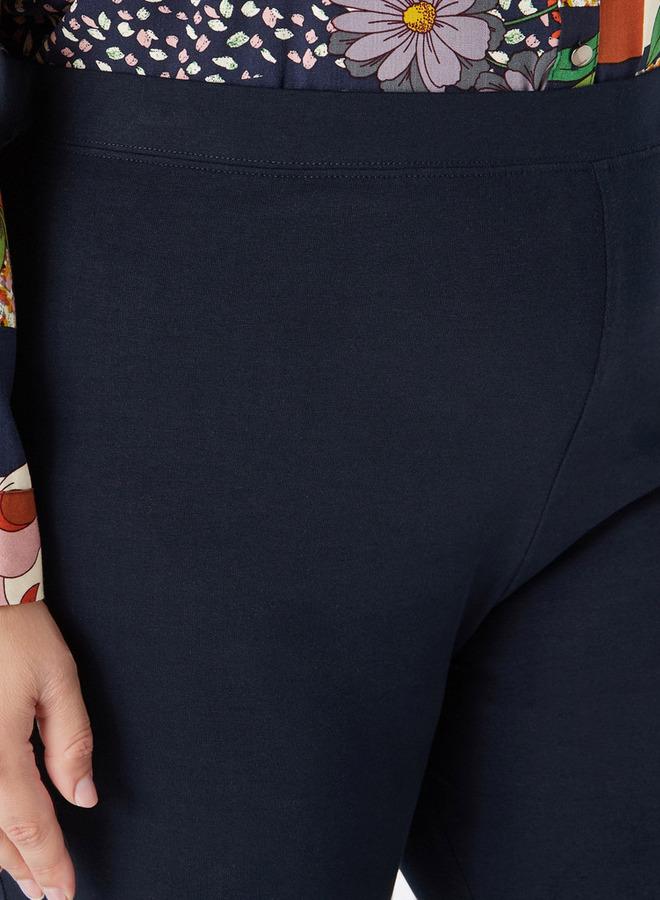 Ulla Popken Plus Size Ulla Popken Leggings with Elasticated Waistband - Image 4