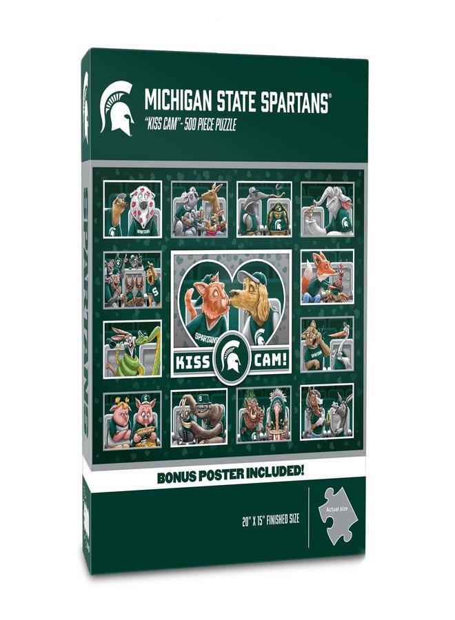 YouTheFan NCAA Michigan State Spartans Kiss Cam 500pc Puzzle - Image 2