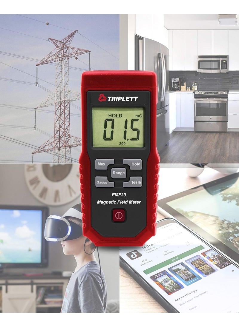 Triplett Triplett EMF20 Low Frequency Magnetic Field Meter 30Hz  300Hz  - Image 5
