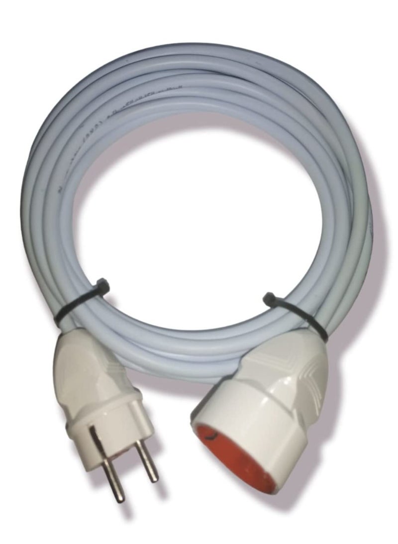 0.5mm Ready-Made Electrical Extension - Copper Wire and High-Quality Electrical Plug - Excellent for all light electrical connections inside the home (10m extension) - Image 1