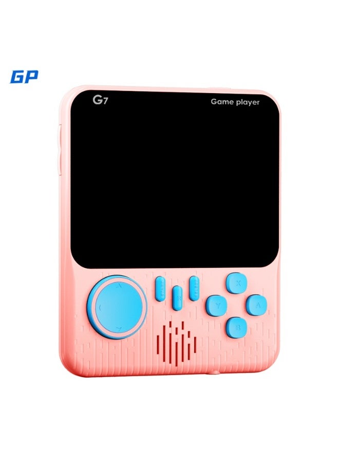 G7 Ultra-thin Mini Retro Handheld Portable Game Console 3.5-Inch LCD Color Screen Built-In 666 Game with Inbuilt Speaker Connect with TV Gameboy Best Gifts for Kids Game Box (colour per as available) - Image 1