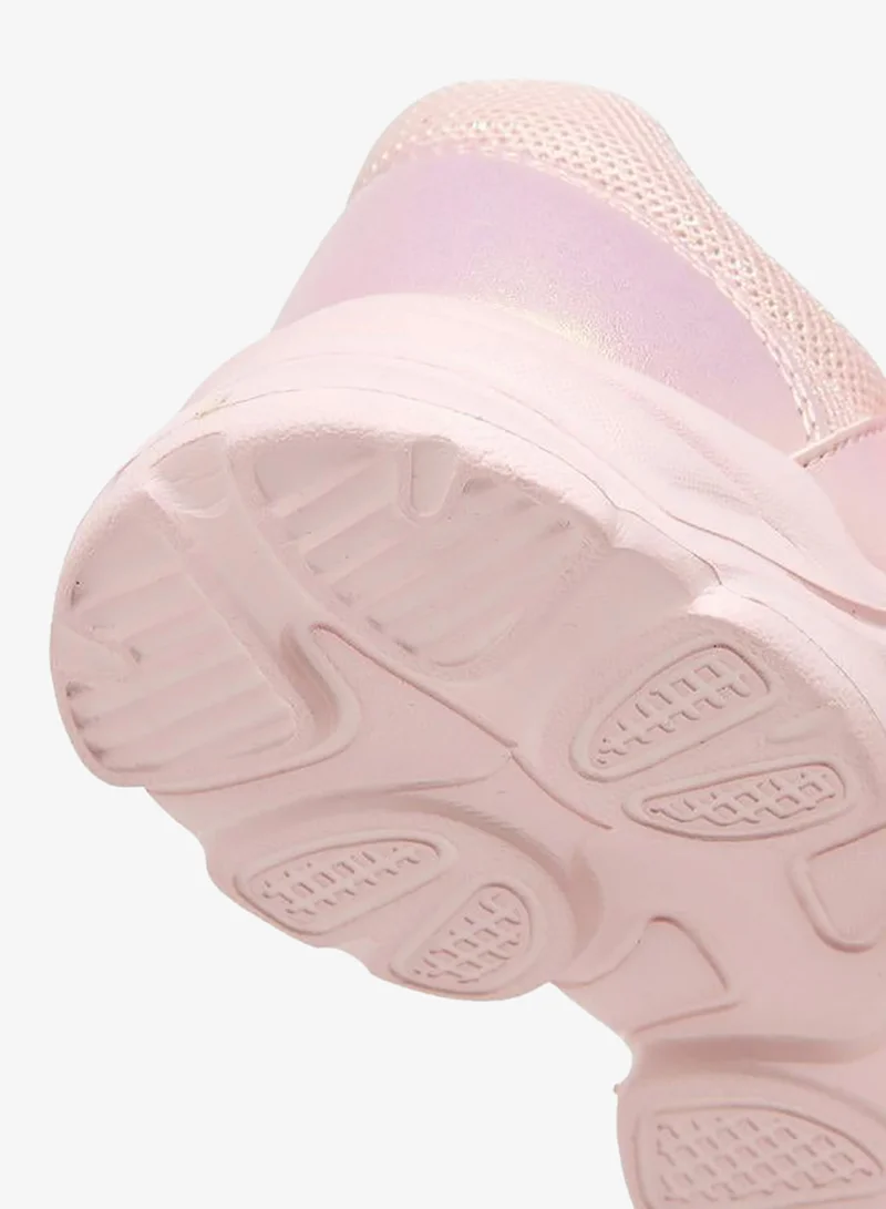 Flora Bella By Shoexpress PINK Flora Bella Girls Hook And Loop Ankle Sneakers for Women | Best Price UAE