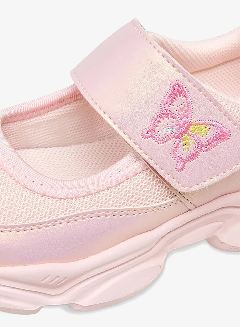 Flora Bella By Shoexpress PINK Flora Bella Girls Hook And Loop Ankle Sneakers for Women | Best Price UAE