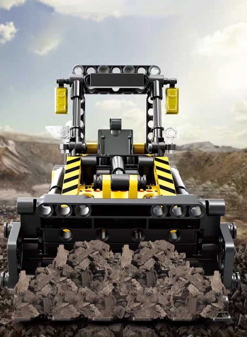 Remote Control Engineering Car Building Block Set – 1:24 RC Construction Loader Toy with 2.4GHz Controller – Compatible with Lego, STEM Educational Gift for Kids Ages 5+ - Image 3