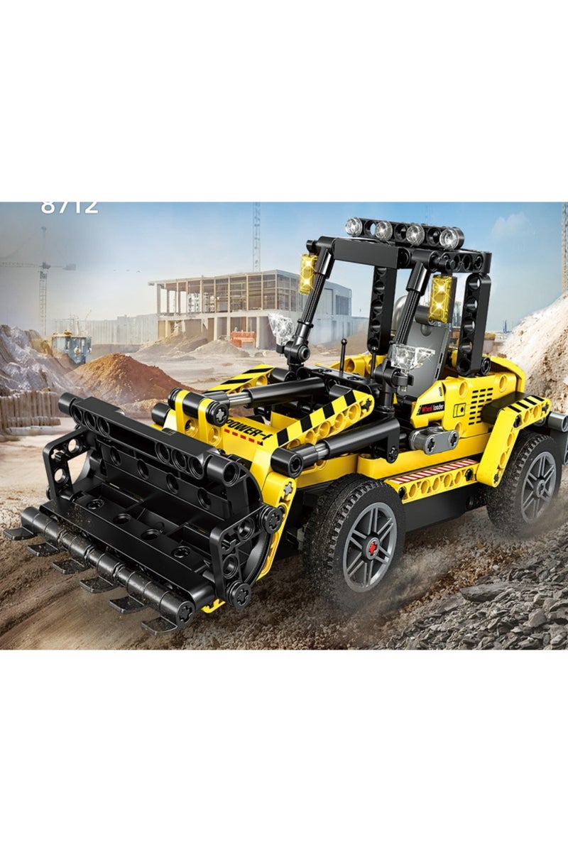 Remote Control Engineering Car Building Block Set – 1:24 RC Construction Loader Toy with 2.4GHz Controller – Compatible with Lego, STEM Educational Gift for Kids Ages 5+ - Image 5