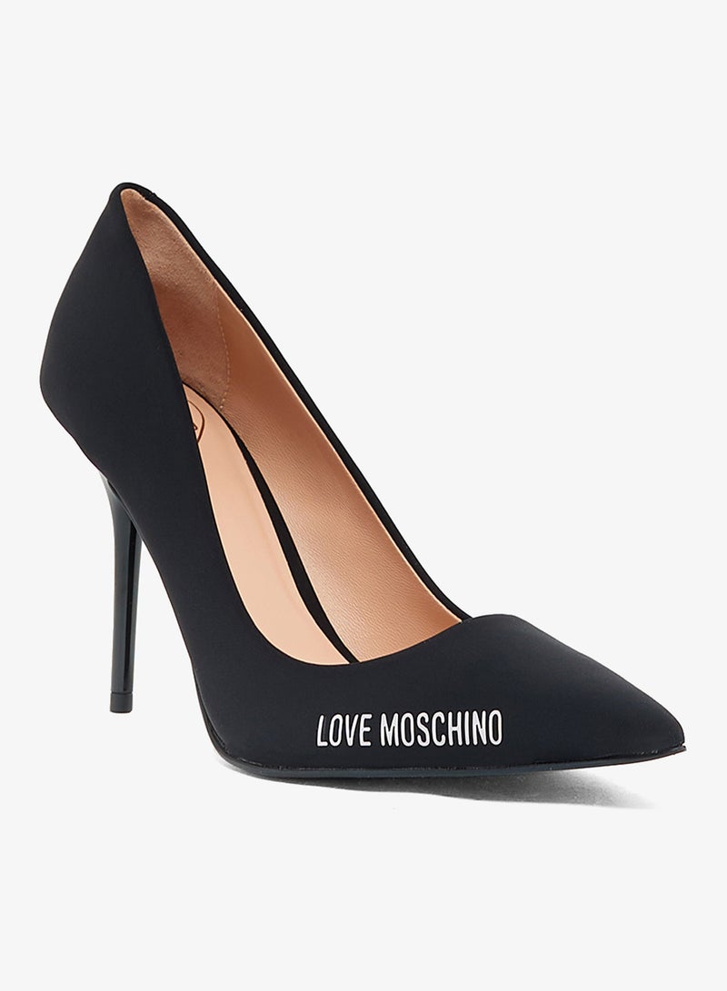 لوف موسكينو حذاء بكعب عالٍ بحزام للكاحل ومقدمة مدببة - Image 2