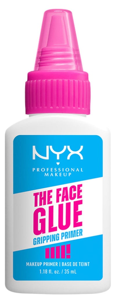 NYX PROFESSIONAL MAKEUP The Face Glue Primer Gripping Primer up to 24 hour hydration up to 24 hour makeup wear