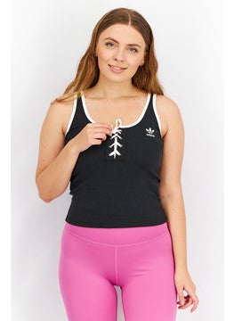 adidas Originals Women Sportwear Fit Sleeveless Training Top, Black  - Image 1