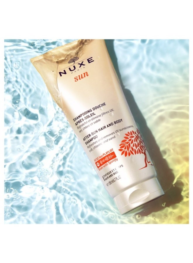 Nuxe Sun After-Sun Hair & Body Shampoo 200ml - Image 3
