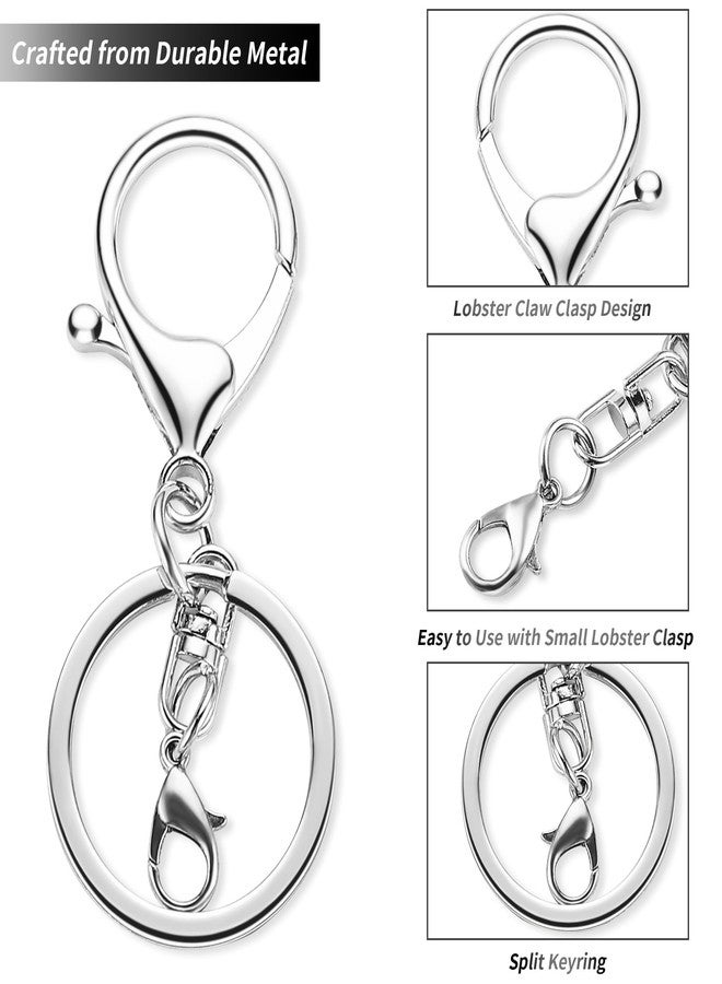 Gkeygo Swivel Snap Hooks, 10-Pack, Spring Clip Lobster Clasps for Keychain and Keys, Silver - Light Gold - Image 4
