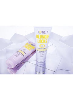 NOUGHTY Blondie Locks Blonde Enhancing Conditioner, Vegan 97% Natural, Sulfate-Free Silicone-Free Paraben-Free Blonde Lightening Conditioner, 250 ml / 8.4 fl oz  - Image 3