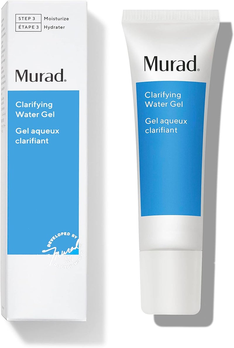 Murad Clarifying Water Gel - Lightweight Hydrating Acne Moisturizer with Salicylic Acid & Hyaluronic Acid - 50ml - Image 1