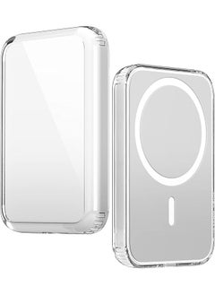 Hybrid Clear Case Compatible With Magsafe Battery Pack Pc + Tpu Hybrid Technology Anti Yellowing Crystal Clear Shockproof Cover Protective Case Transparent