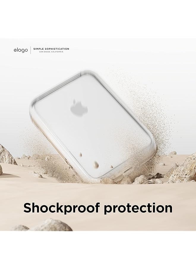 Elago - Hybrid Clear Case Compatible With Magsafe Battery Pack Pc + Tpu Hybrid Technology Anti Yellowing Crystal Clear Shockproof Cover Protective Case Transparent - Image 1