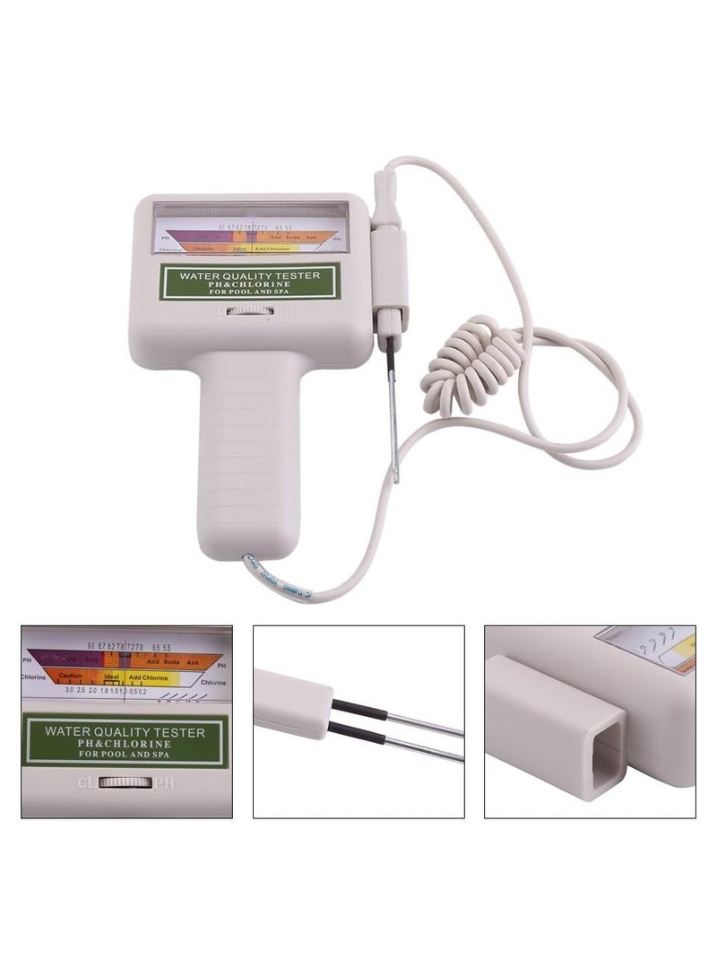 general PH Tester Portable 2 in 1 PH  CL2 Chlorine Level Meter Water Quality Analysis Measurement Monitor Checker for Swimming Pool Spa Water Water Spring - Image 4