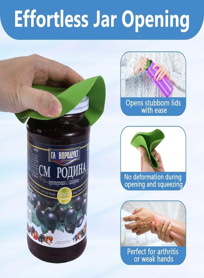 smrtcol Non-Slip Rubber Jar Opener Pad 8pcs - Easy Grip Kitchen Tool for Opening Lids, Cans & Bottles - Ideal for Arthritis & Weak Hands - Image 2