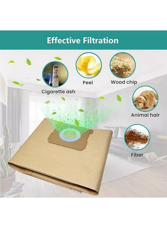 DEWALT 3-Piece Standard Dust Bag for Wet and Dry Vacuum Brown 45.2 x 3.4 x 29 cm DXVA19-4201 - Image 4