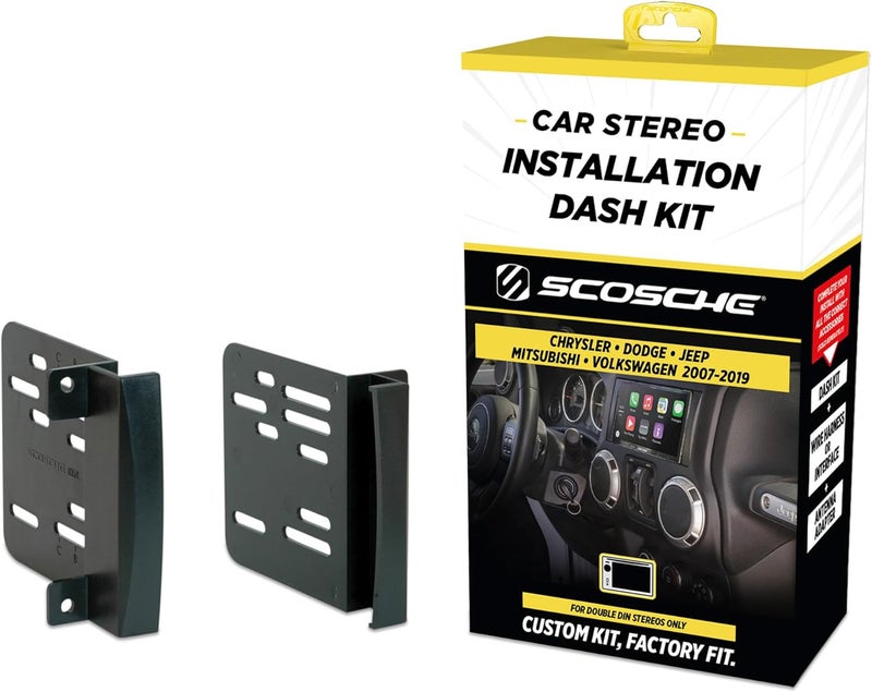 Scosche CR1291B Double DIN Radio Install Dash Kit - Image 1