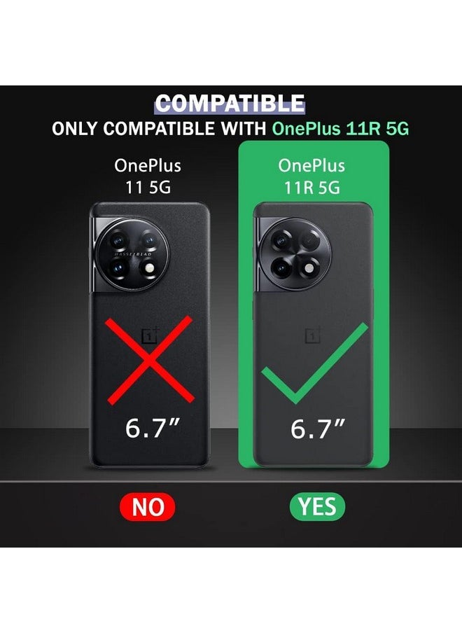 ذا جيفت كارت جراب خلفي شفاف مقاوم للصدمات من TheGiftKart مصنوع من مادة TPU+PC لهاتف Oneplus 11R 5G | حماية 360 درجة | تصميم واقي | جراب خلفي شفاف (أزرق)  - Image 2