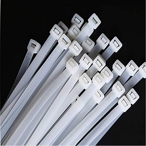 WANGFA White zip ties 18 inch Large Cable ties wraps100 pcs/Pack outdoor use Long plastic ties with 60 Pounds tensile - Image 3
