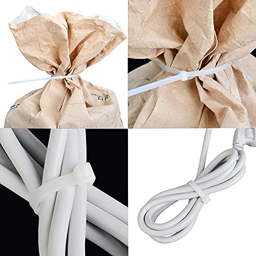 WANGFA White zip ties 18 inch Large Cable ties wraps100 pcs/Pack outdoor use Long plastic ties with 60 Pounds tensile - Image 5