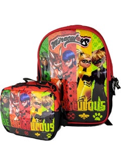 Miraculous Ladybug Characters Licensed Primary School Bag and Lunchbox  - Image 4