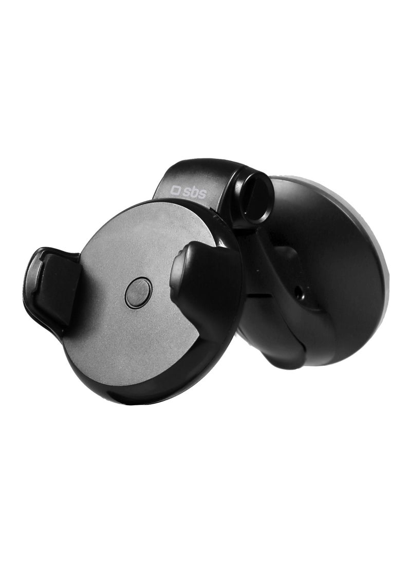 Universal Car Holder for with suction cap for dashboard and windshield, with one touch button to lock the device for mobile phones, smartphones, iPhone, Samsung, Huawei, Oppo, Honor and others