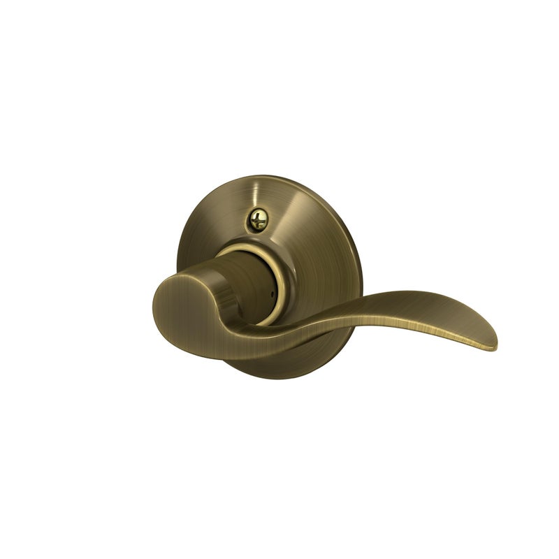 SCHLAGE F170ACC609LH ACC 609 F170 Lh Dummy Door Lever 272 In Projection X 418 In L Antique Brass