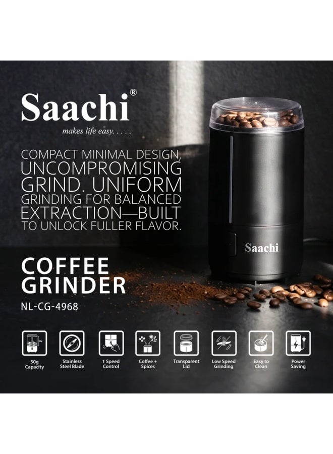 ساتشي مطحنة قهوة 0.05 kg 120 W NL-CG-4968 متعدد الألوان - Image 5