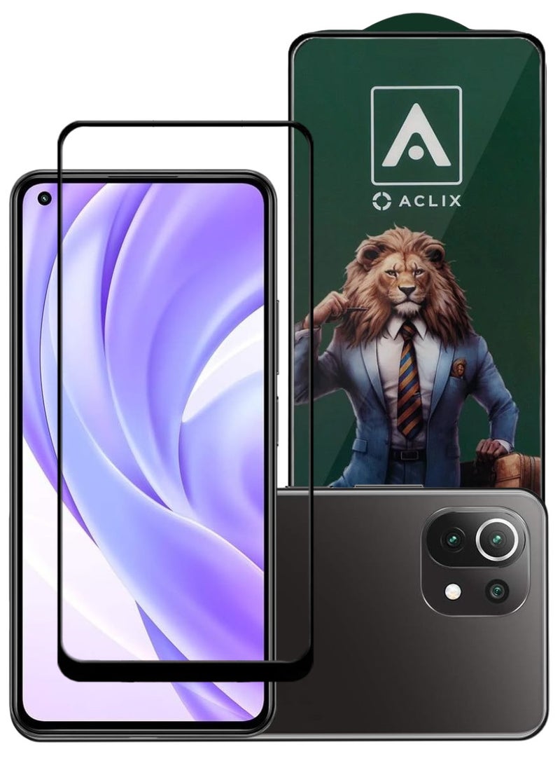 ACLIX Antistatic ESD Dustproof Premium Quality High Definition Tempered Glass Screen Protector Designed For Xiaomi Mi 11 Lite - Image 1