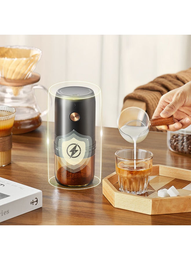 Cliton Electric Coffee Grinder Adjustable Coffee Bean Grinding Machine Portable Hand Drip Hand Grinder Coffee Machine Grinder - Image 5