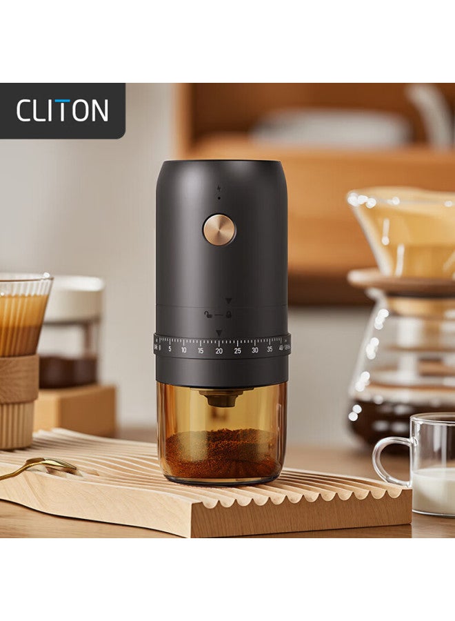 Cliton Electric Coffee Grinder Adjustable Coffee Bean Grinding Machine Portable Hand Drip Hand Grinder Coffee Machine Grinder - Image 1